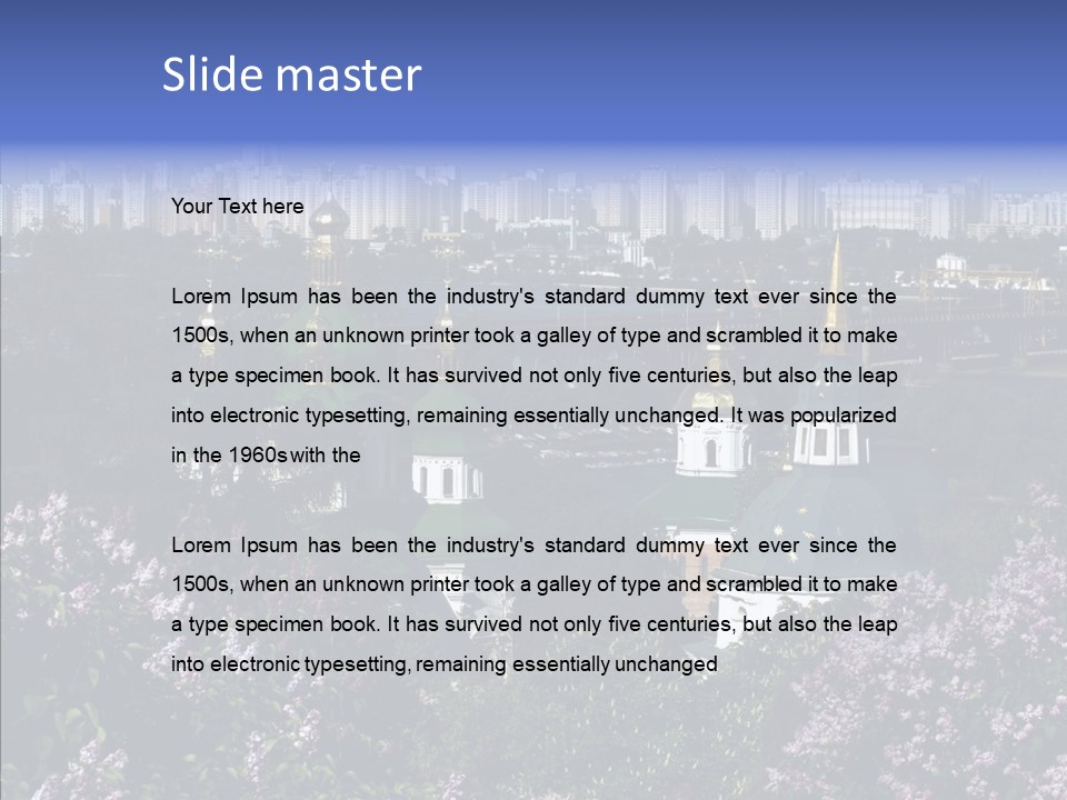 Spring Orthodox Architecture PowerPoint Template