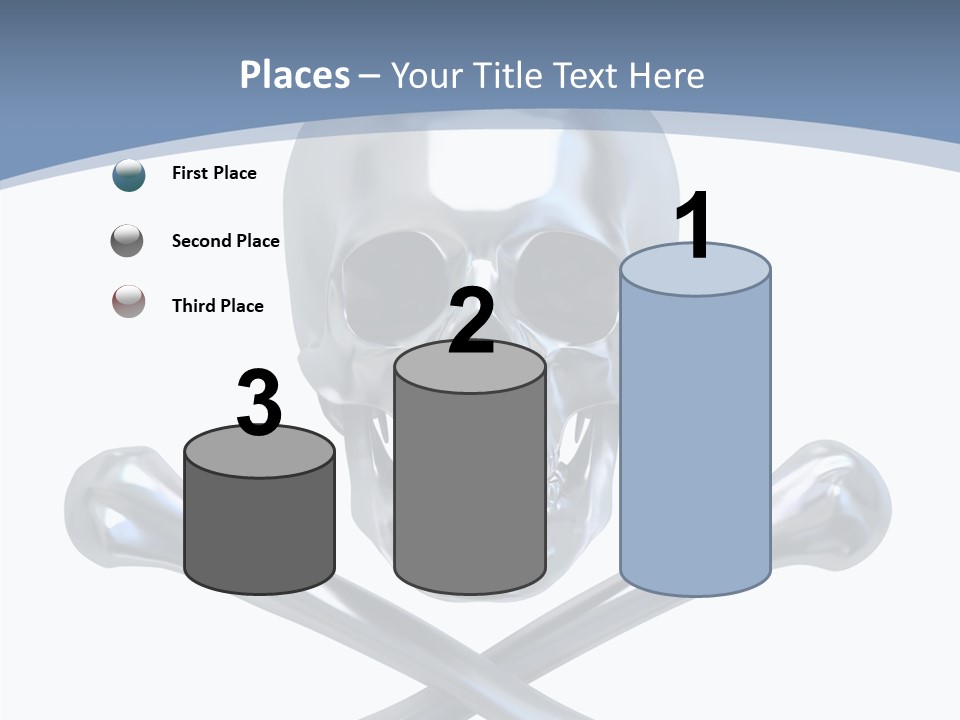 Spooky Model Reflection PowerPoint Template