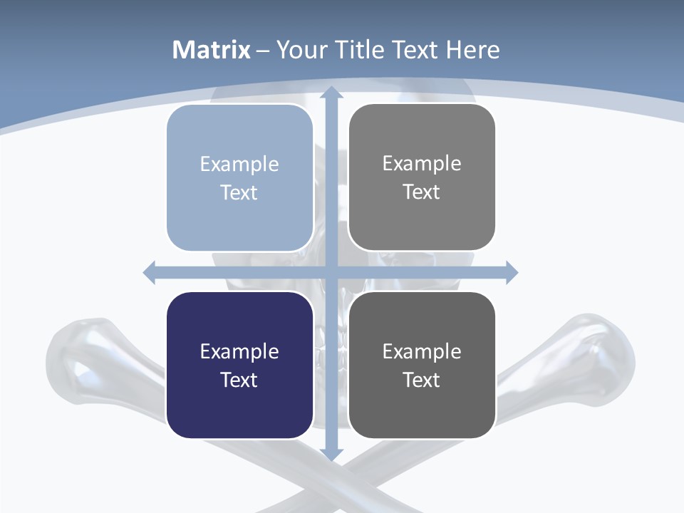 Spooky Model Reflection PowerPoint Template