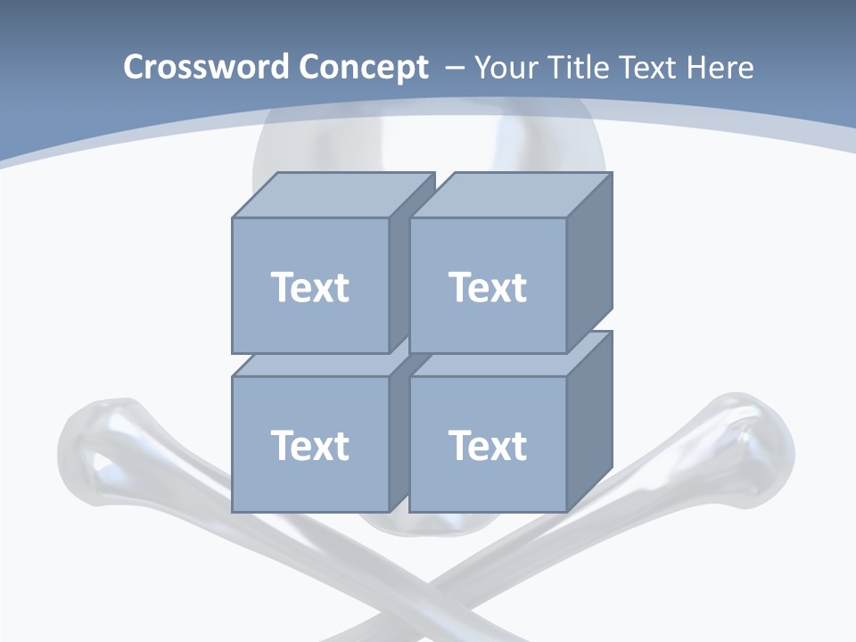 Spooky Model Reflection PowerPoint Template