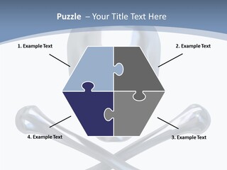 Spooky Model Reflection PowerPoint Template