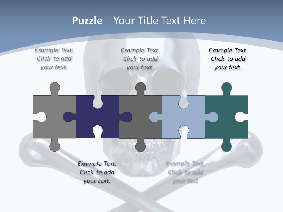 Spooky Model Reflection PowerPoint Template