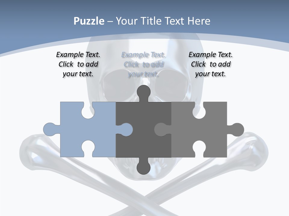 Spooky Model Reflection PowerPoint Template