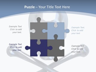 Spooky Model Reflection PowerPoint Template