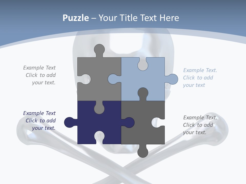 Spooky Model Reflection PowerPoint Template