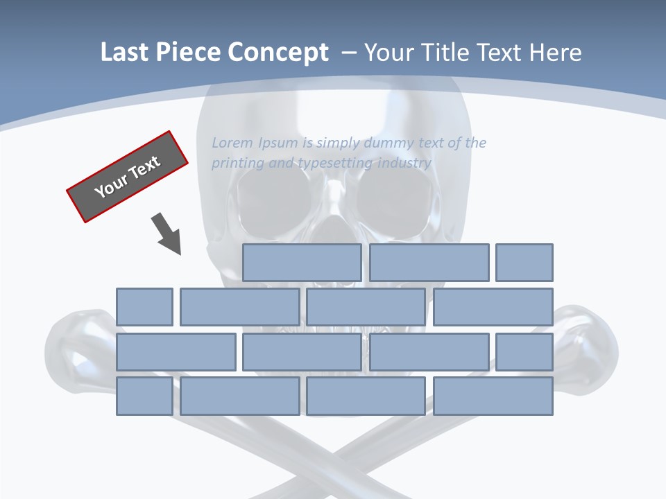 Spooky Model Reflection PowerPoint Template