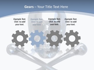 Spooky Model Reflection PowerPoint Template