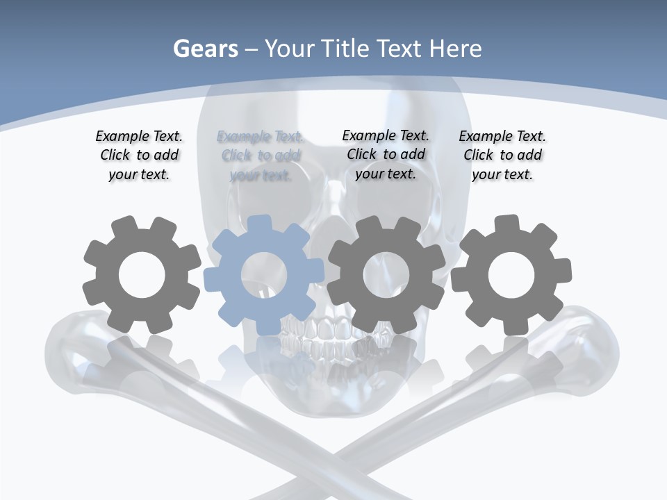 Spooky Model Reflection PowerPoint Template