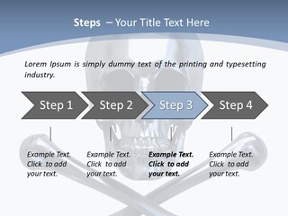 Spooky Model Reflection PowerPoint Template