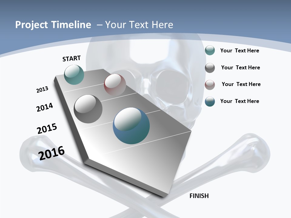 Spooky Model Reflection PowerPoint Template