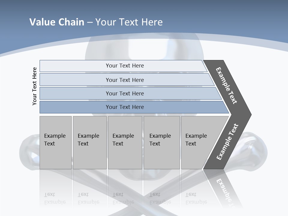 Spooky Model Reflection PowerPoint Template