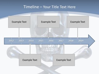 Spooky Model Reflection PowerPoint Template