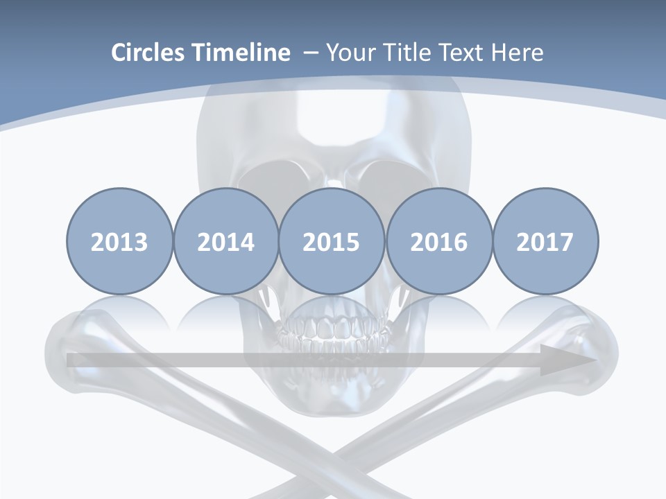 Spooky Model Reflection PowerPoint Template