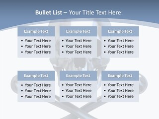 Spooky Model Reflection PowerPoint Template