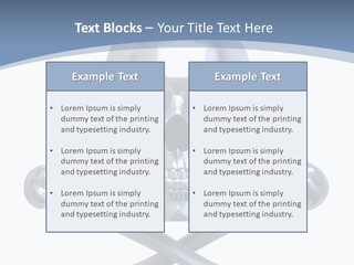 Spooky Model Reflection PowerPoint Template