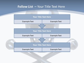 Spooky Model Reflection PowerPoint Template