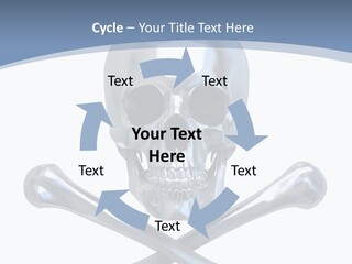 Spooky Model Reflection PowerPoint Template