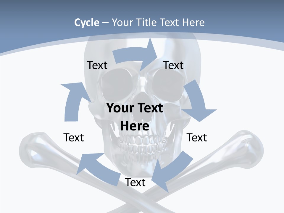 Spooky Model Reflection PowerPoint Template