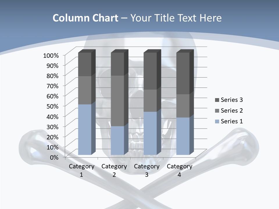 Spooky Model Reflection PowerPoint Template
