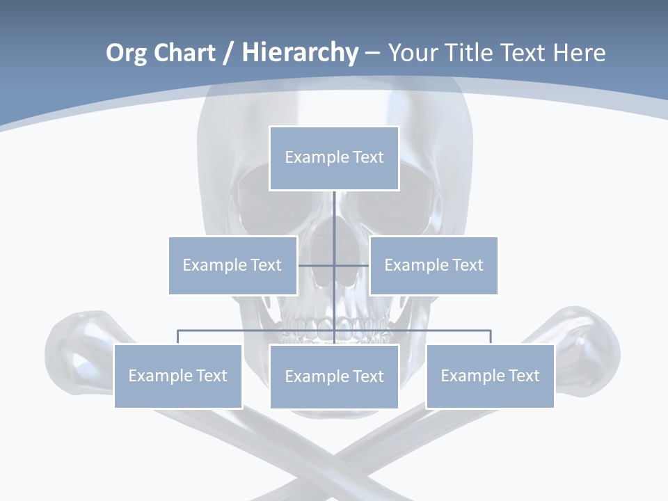 Spooky Model Reflection PowerPoint Template