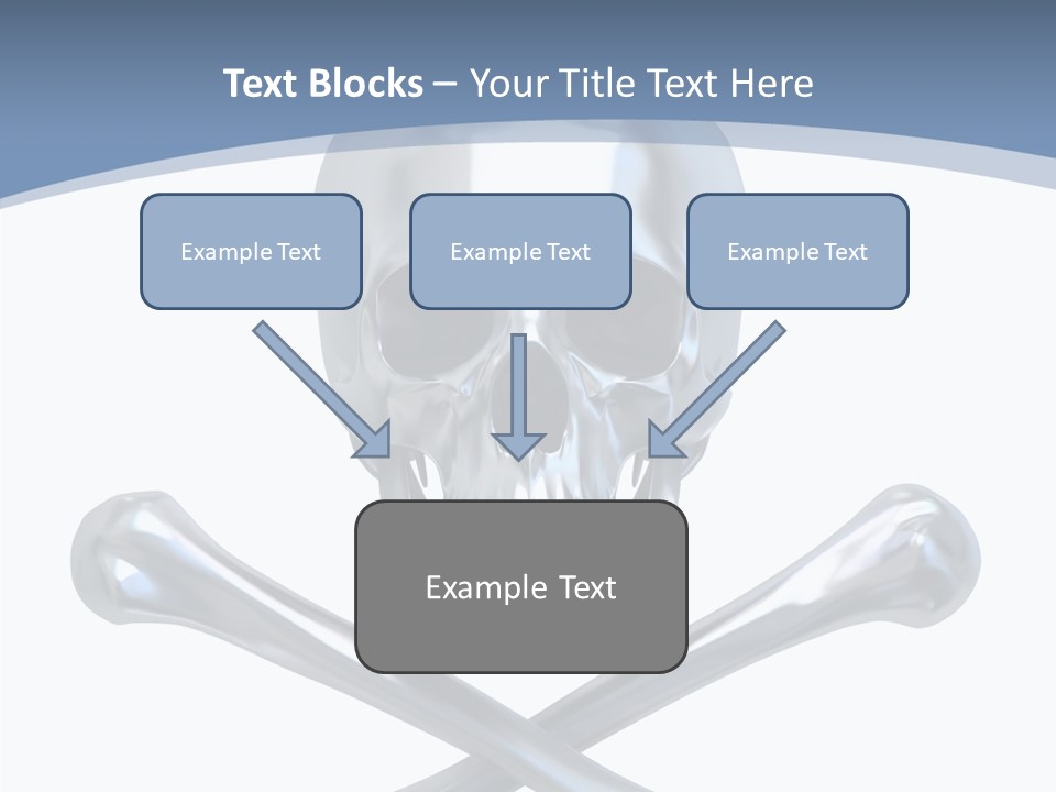 Spooky Model Reflection PowerPoint Template