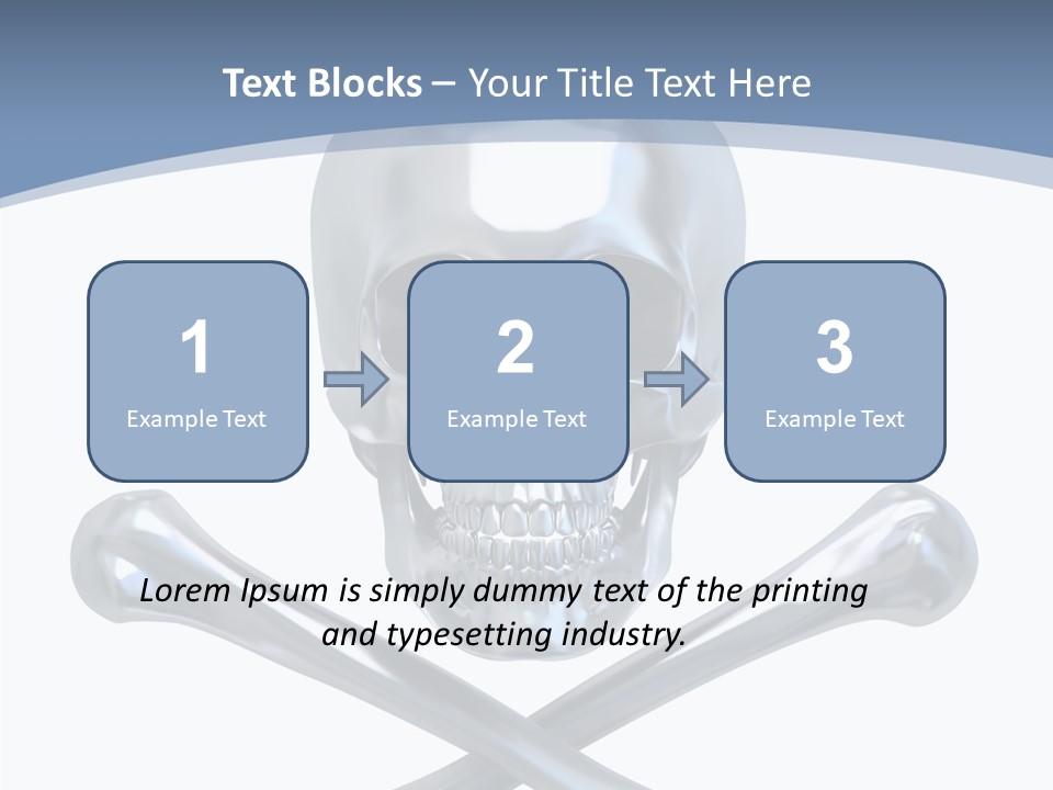Spooky Model Reflection PowerPoint Template