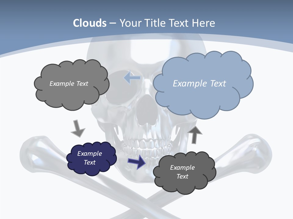 Spooky Model Reflection PowerPoint Template