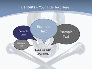 Spooky Model Reflection PowerPoint Template