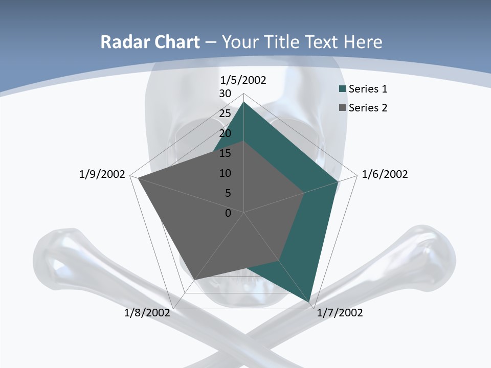 Spooky Model Reflection PowerPoint Template