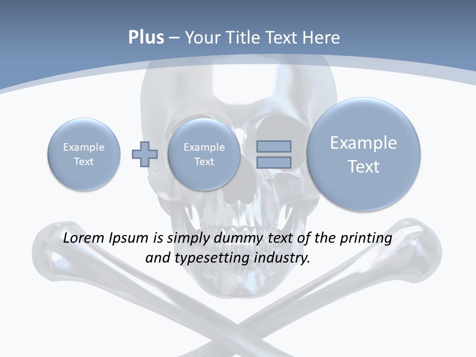 Spooky Model Reflection PowerPoint Template