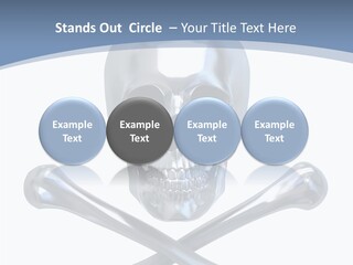 Spooky Model Reflection PowerPoint Template