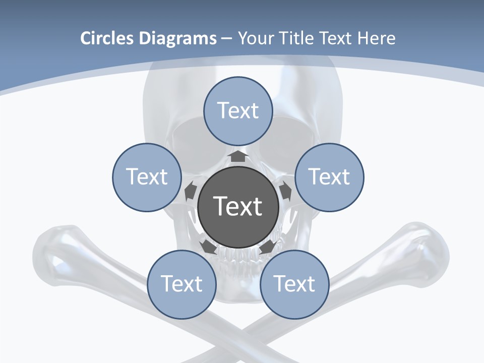 Spooky Model Reflection PowerPoint Template