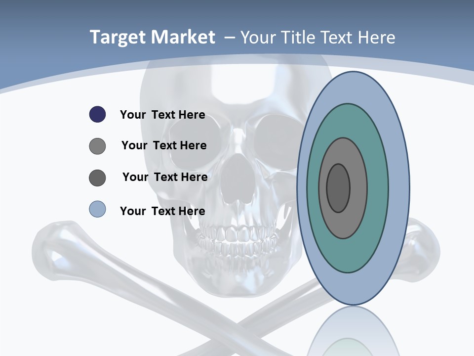 Spooky Model Reflection PowerPoint Template