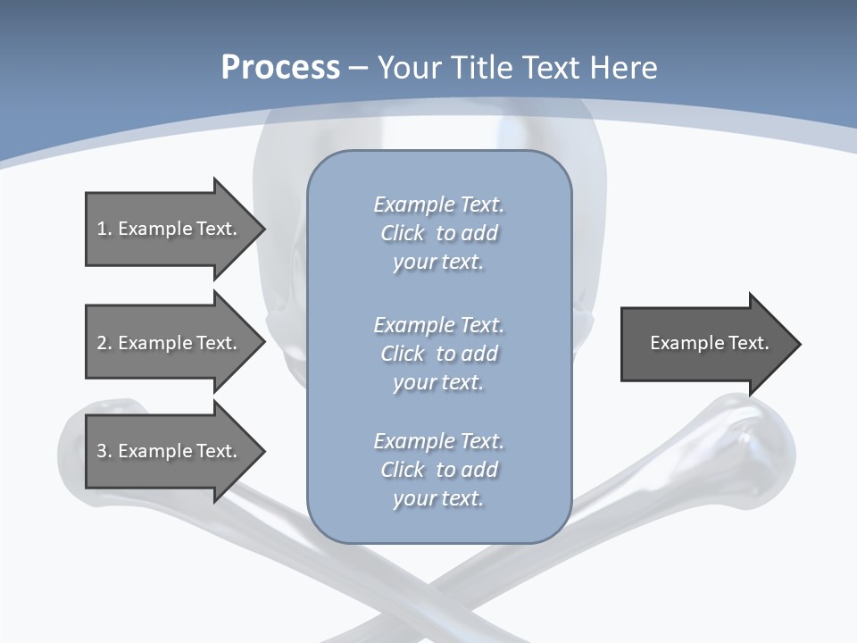 Spooky Model Reflection PowerPoint Template