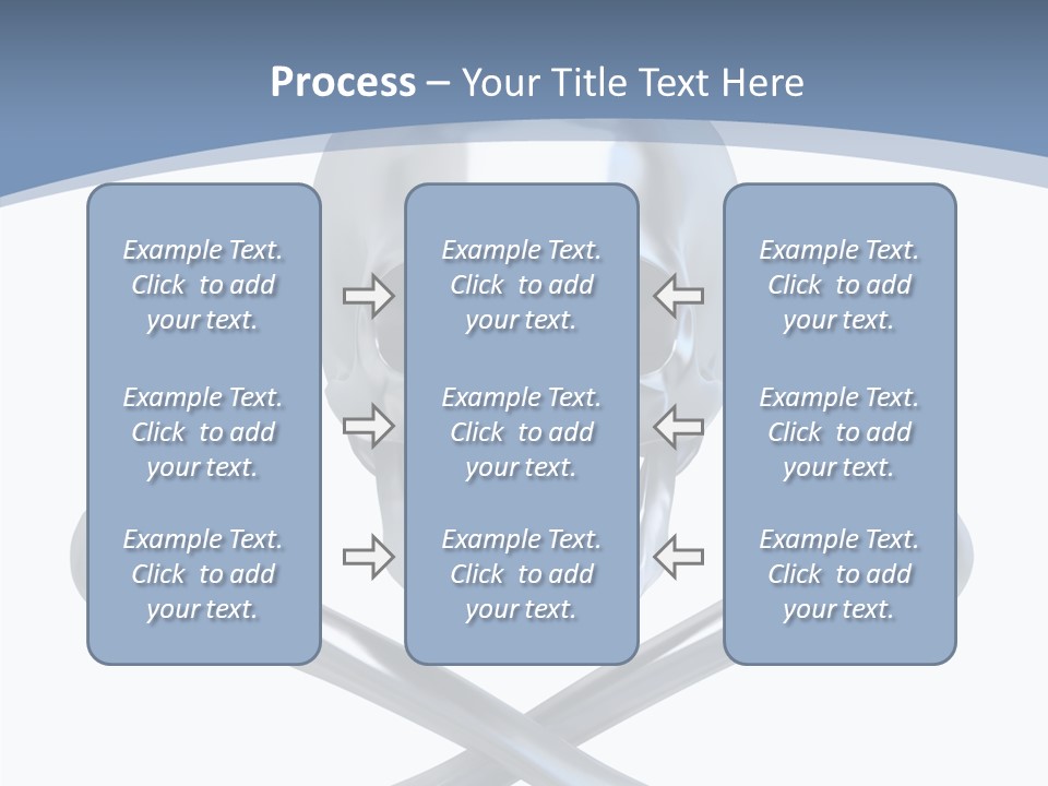 Spooky Model Reflection PowerPoint Template