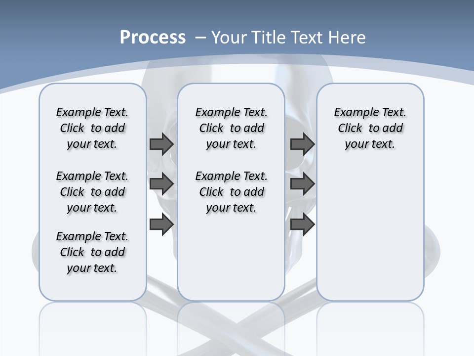 Spooky Model Reflection PowerPoint Template
