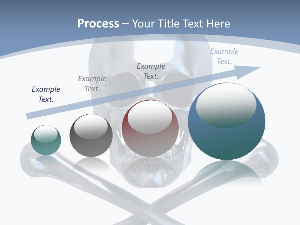Spooky Model Reflection PowerPoint Template