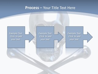 Spooky Model Reflection PowerPoint Template