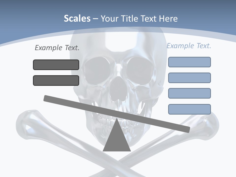 Spooky Model Reflection PowerPoint Template