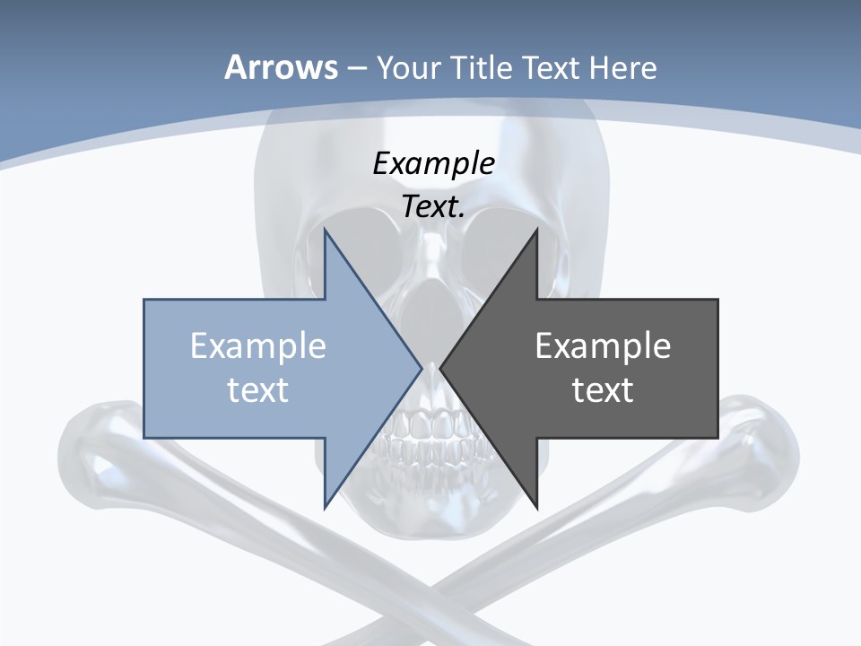 Spooky Model Reflection PowerPoint Template