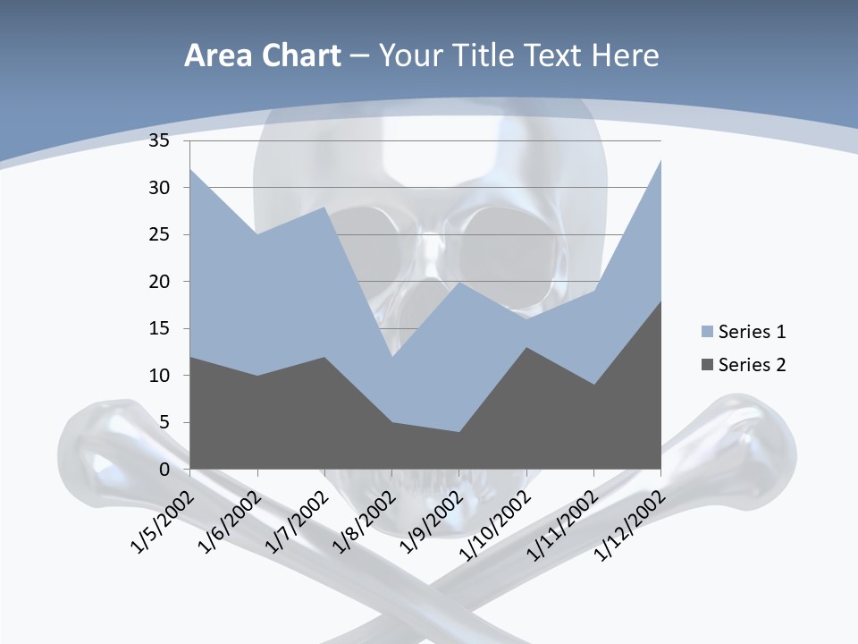 Spooky Model Reflection PowerPoint Template