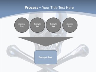 Spooky Model Reflection PowerPoint Template