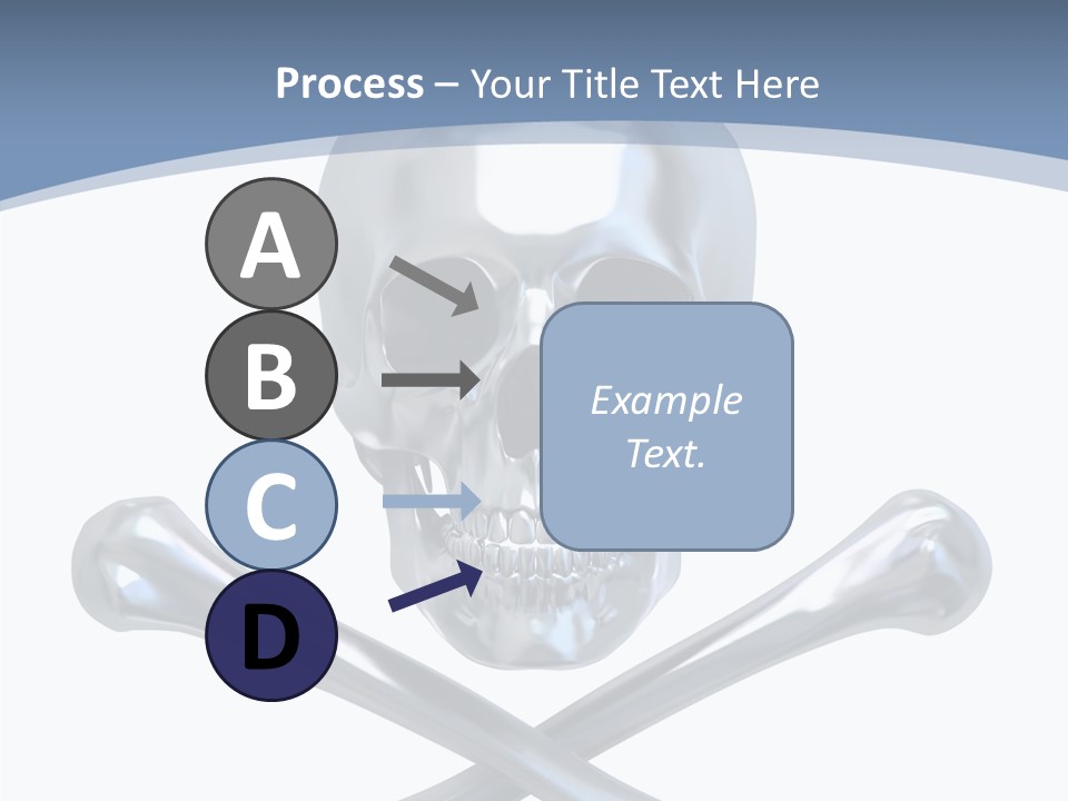 Spooky Model Reflection PowerPoint Template
