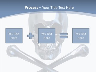 Spooky Model Reflection PowerPoint Template