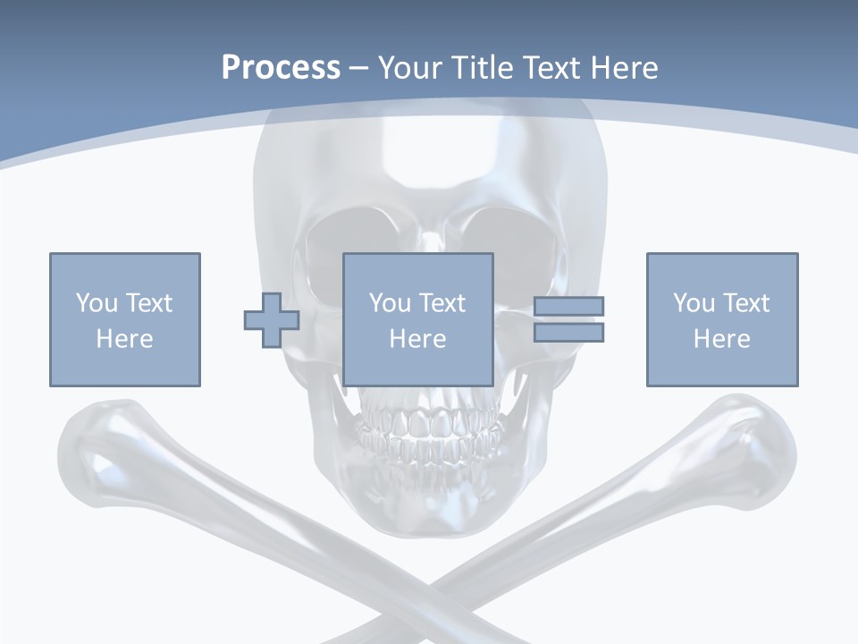 Spooky Model Reflection PowerPoint Template