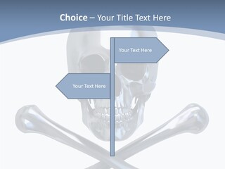 Spooky Model Reflection PowerPoint Template