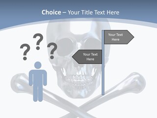 Spooky Model Reflection PowerPoint Template