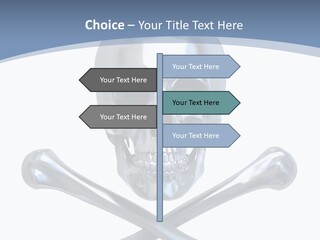 Spooky Model Reflection PowerPoint Template