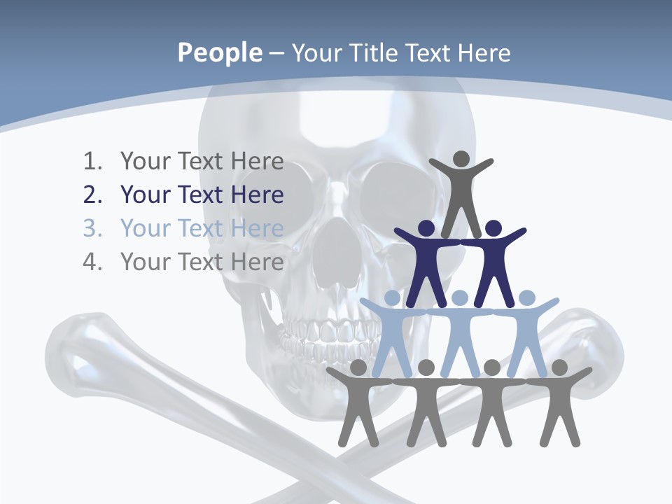 Spooky Model Reflection PowerPoint Template