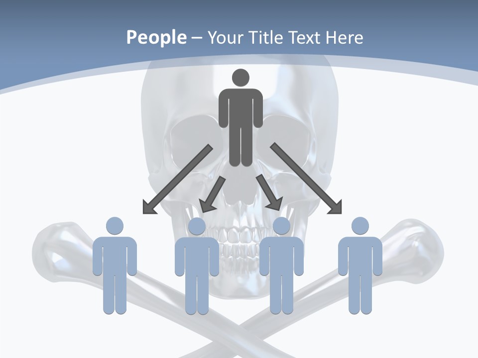 Spooky Model Reflection PowerPoint Template